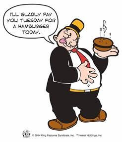 Wimpy from the Popeye cartoon