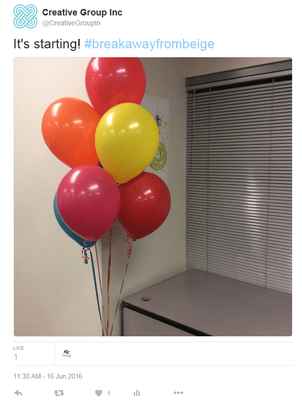 balloon tweet