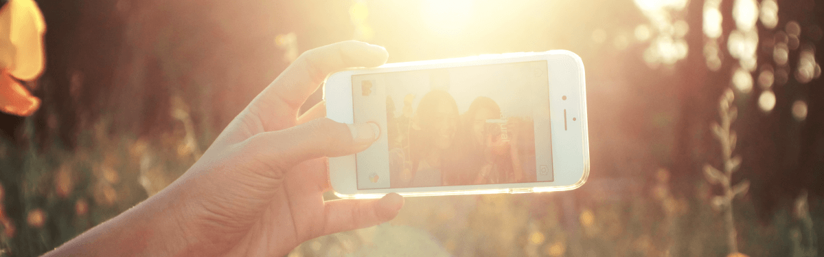 selfie banner