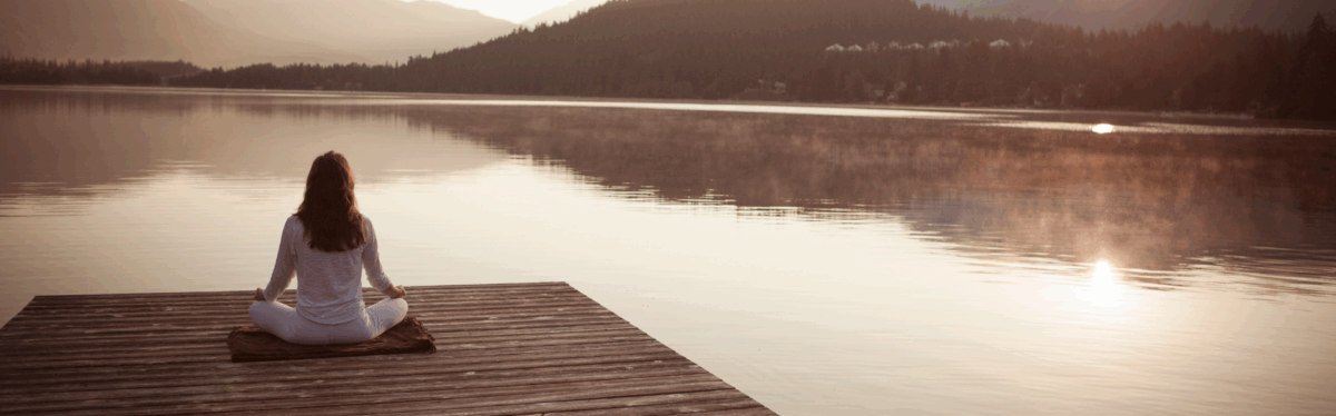 meditating is one way to reduce stress